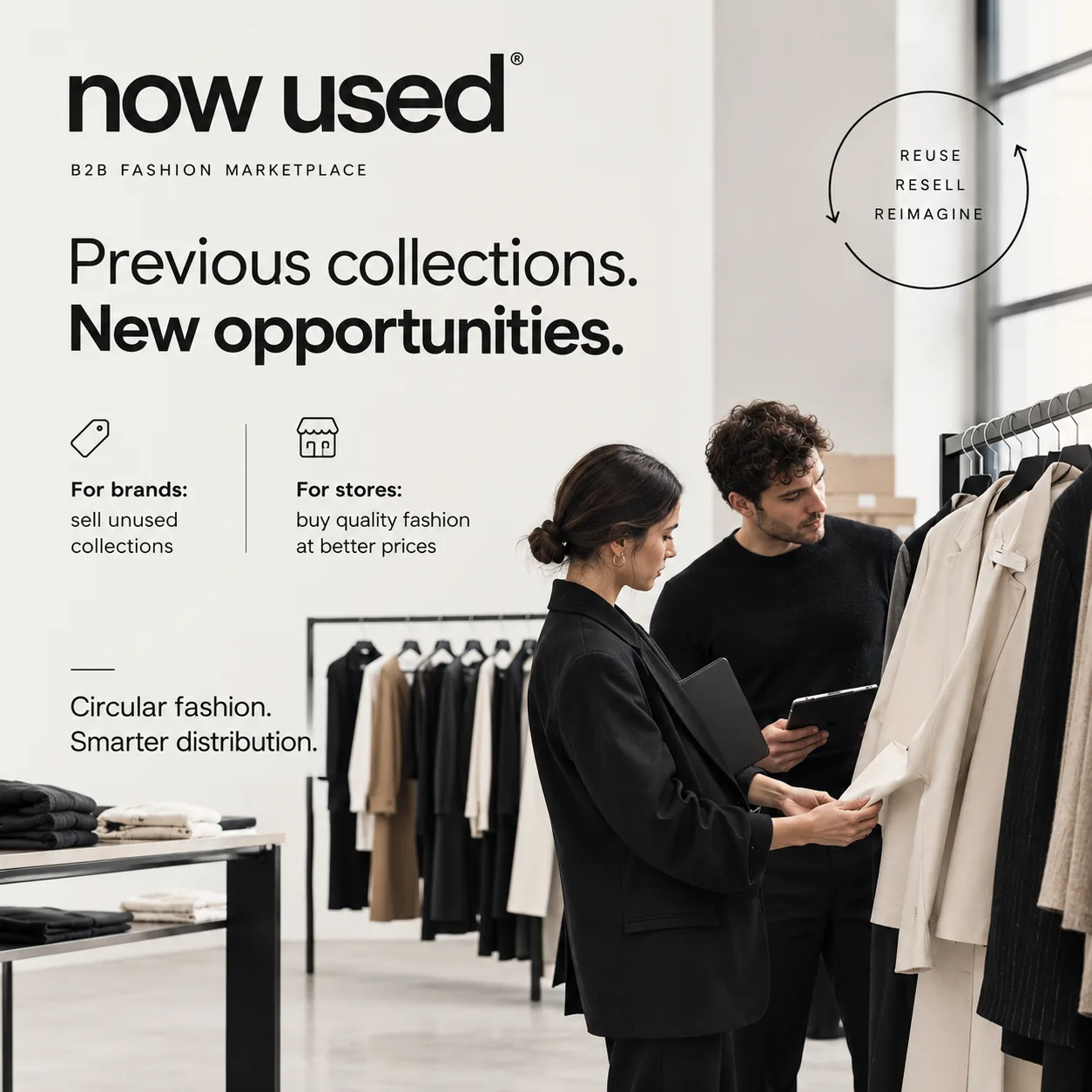 NOW-USED B2B fashion marketplace built by Techsovo